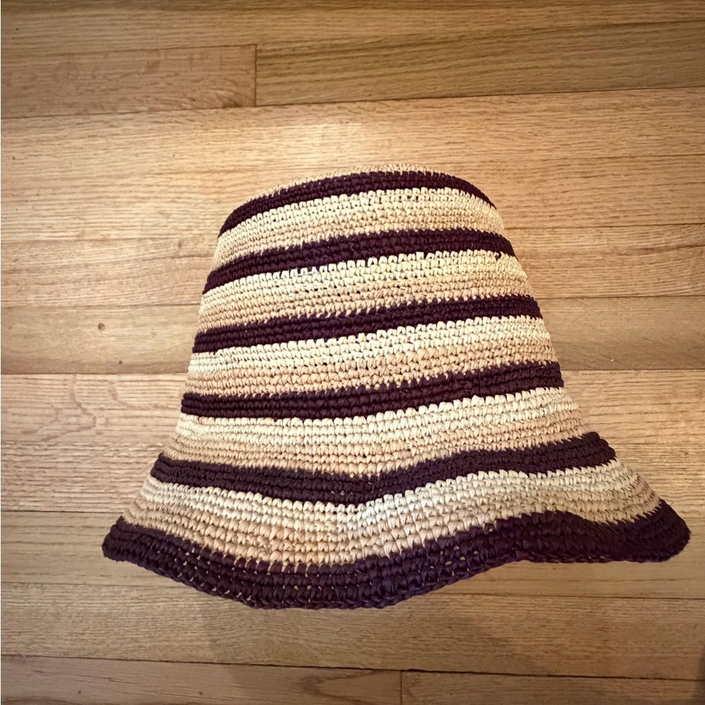 Handwoven Panama Staw Bucket Hat